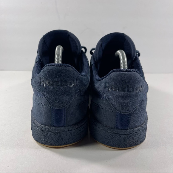 Reebok Club C 85 Suede Night Navy Gum Sole Low Top Sneakers Men’s 9.5 - Picture 4 of 8